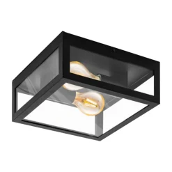 Amezola 2-lys taklampe bad sort