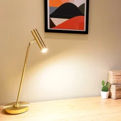Artic LED bordspot messing m/dim