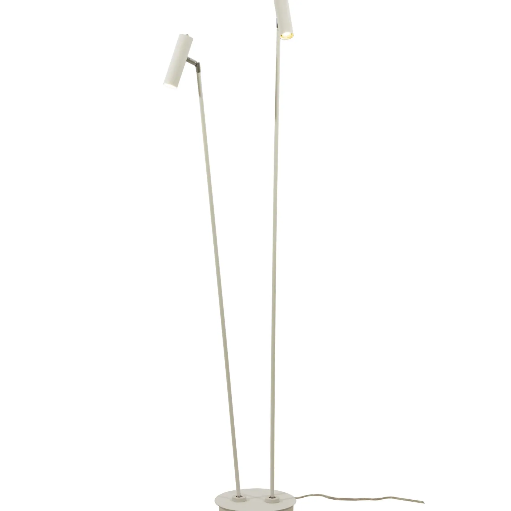 Artic LED 2-lys gulvspot hvit m/dim