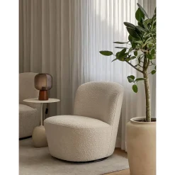 Aura bordlampe brunbeis/brun