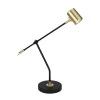 Balder bordlampe svart/matt messing