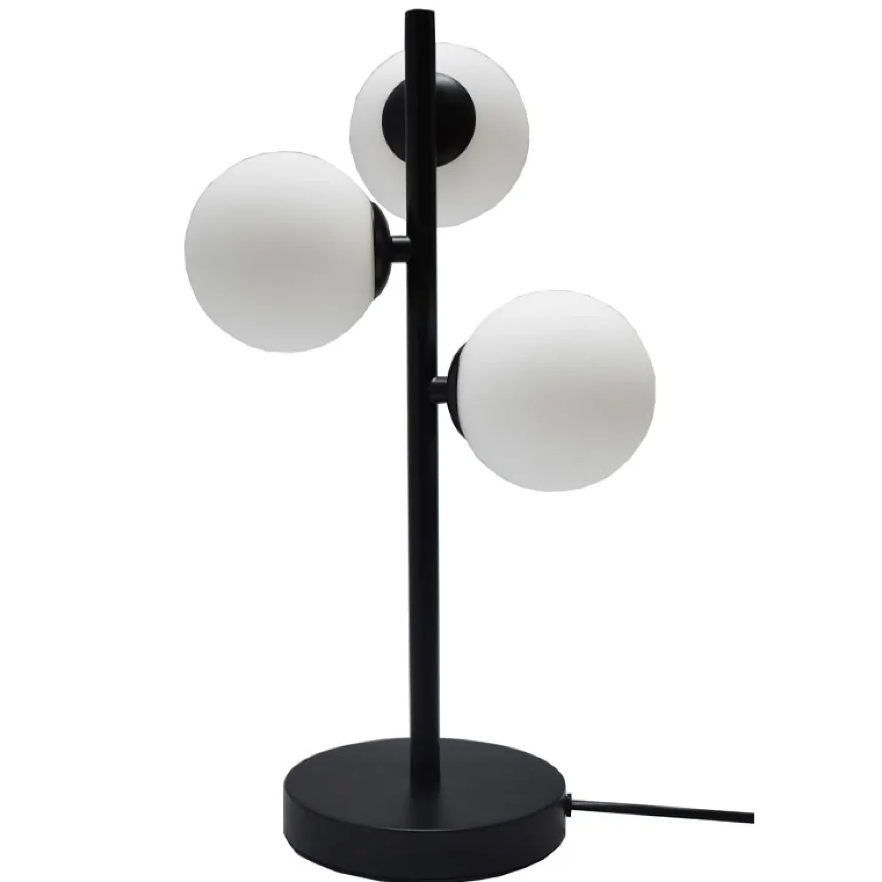Bellatrix bordlampe sort/opal