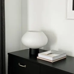 Bell bordlampe stor sort/opal