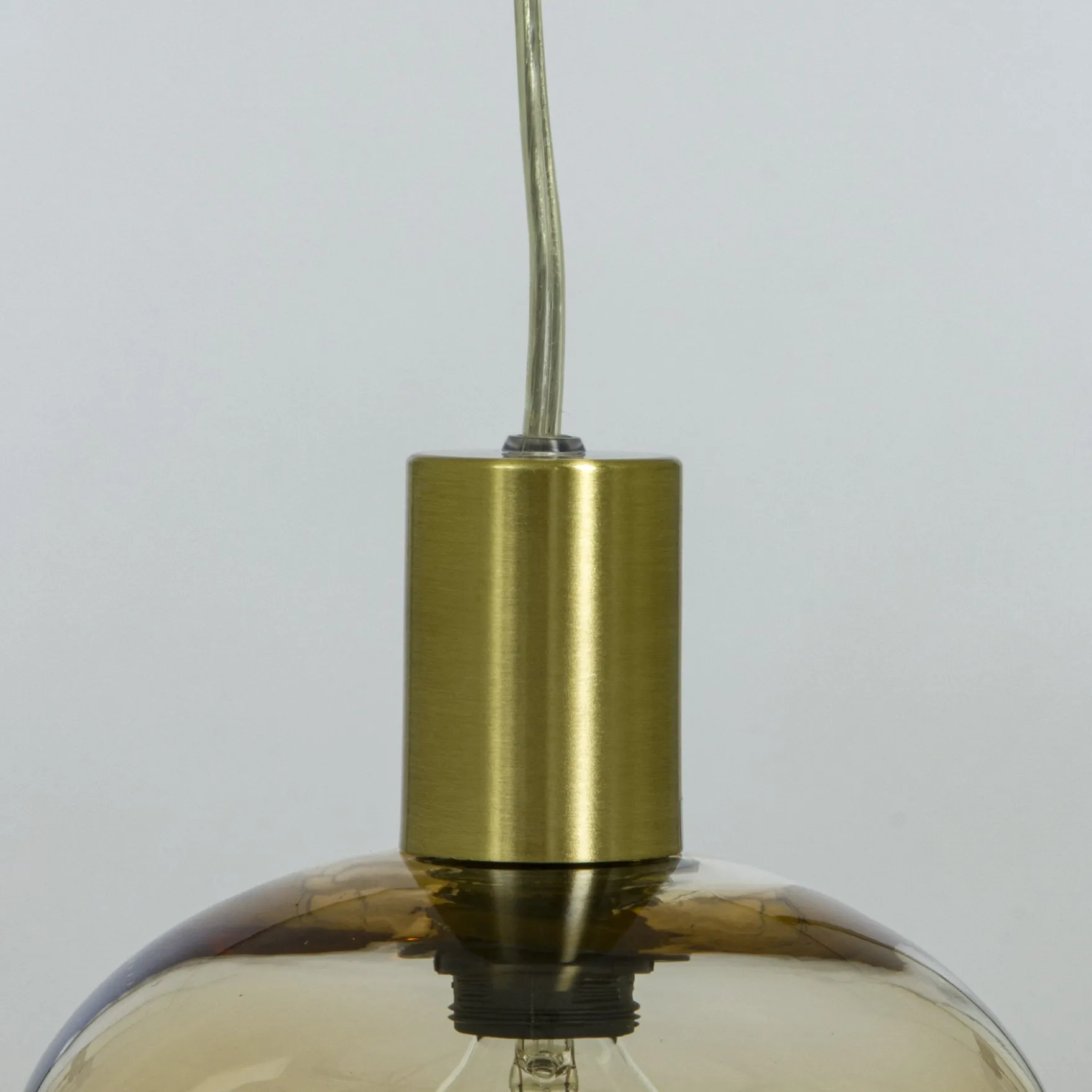 Bell vinduspendel messing/amber