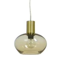Bell vinduspendel messing/amber