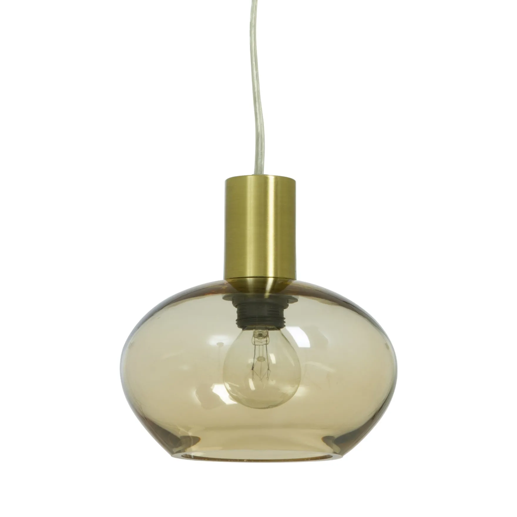 Bell vinduspendel messing/amber