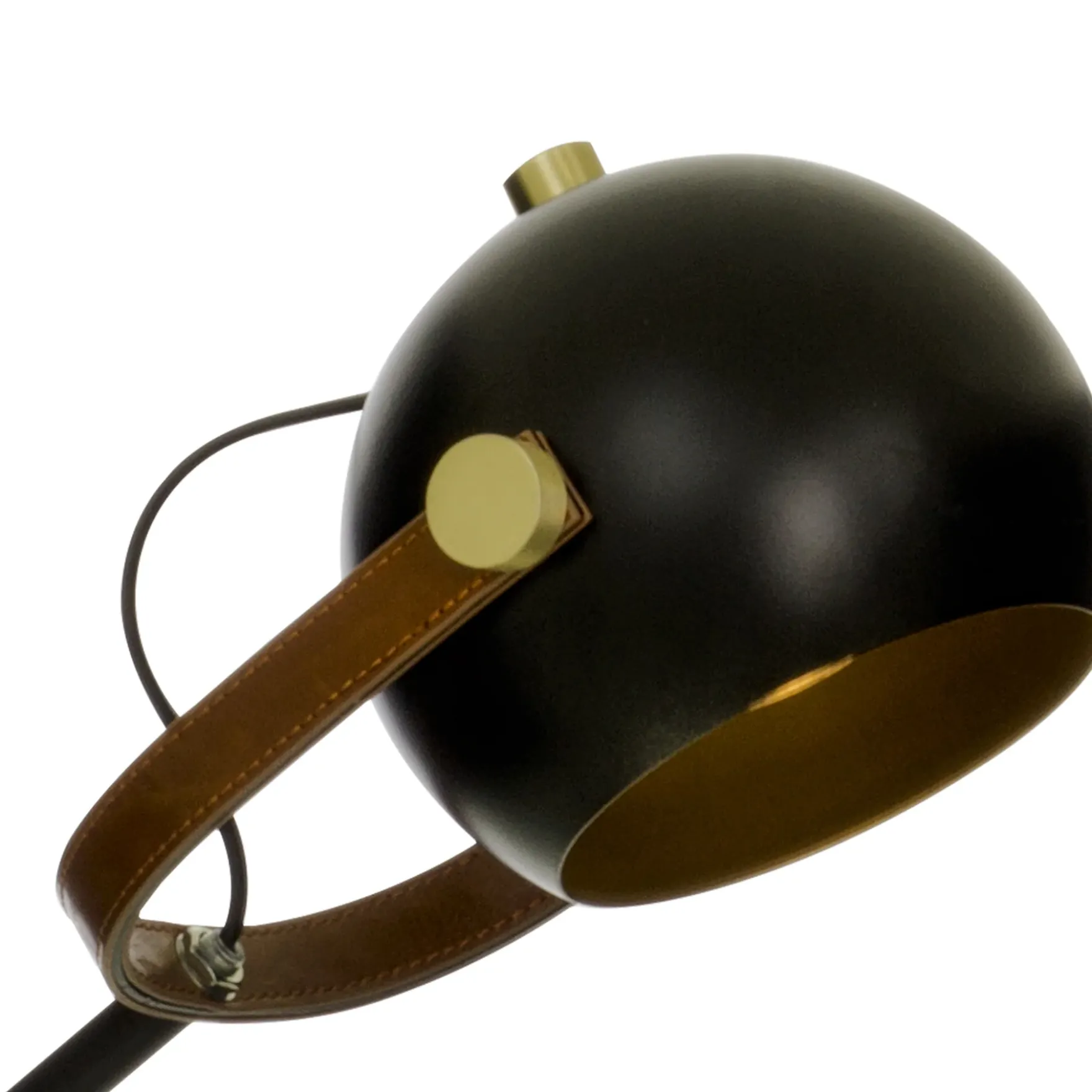 Bow bordlampe lese sort/brun