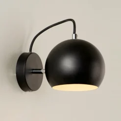 Brooklyn vegglampe sort