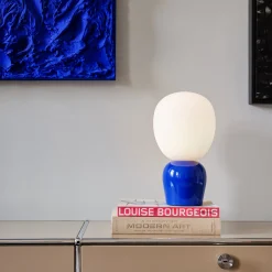 Buddy bordlampe blå/opal