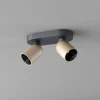 Calvi K2 tak/veggspot 16W sort/brun