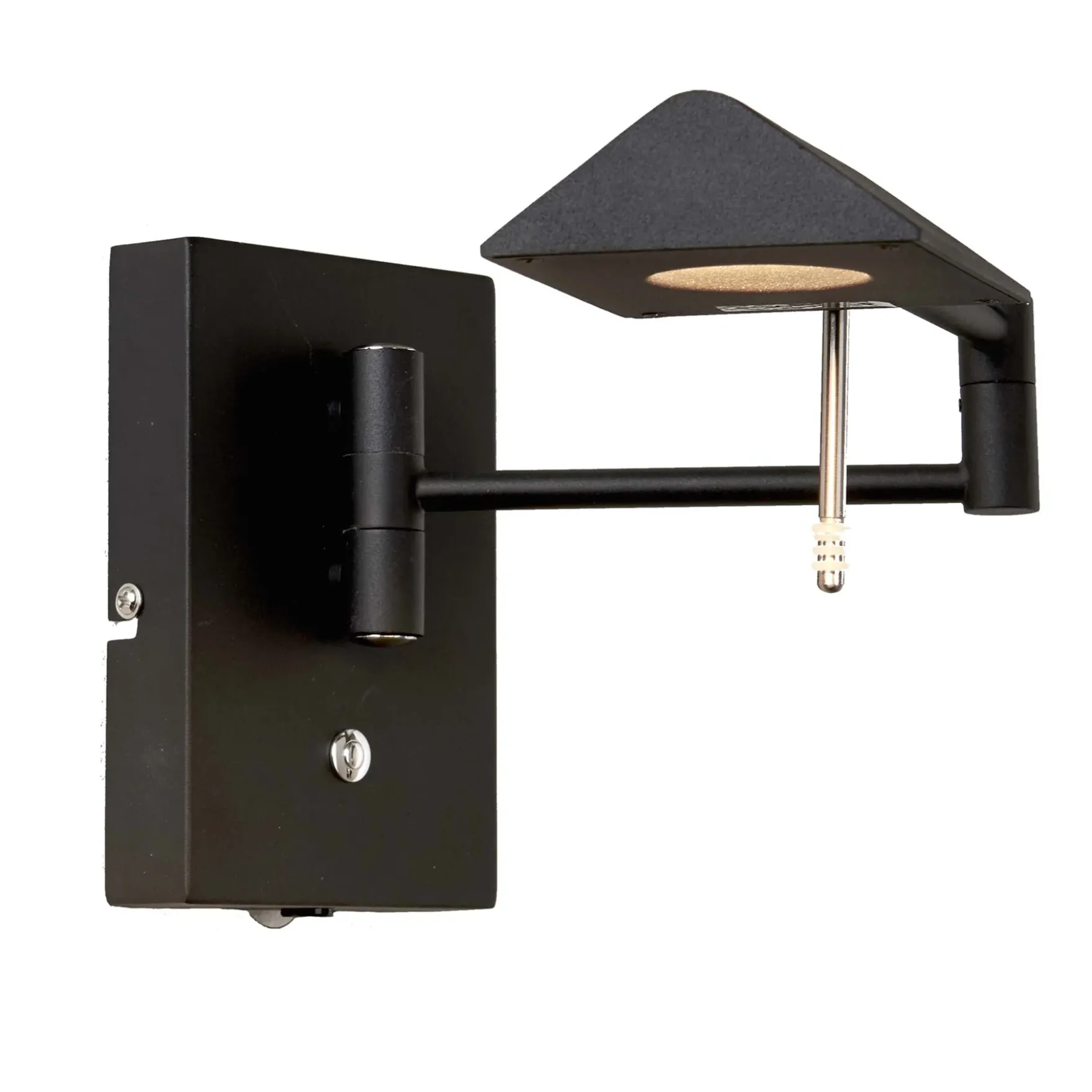 Canton LED vegglampe sort 3-step dim