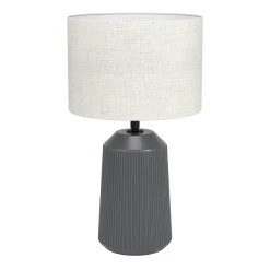 Capalbio bordlampe grå m/skjerm