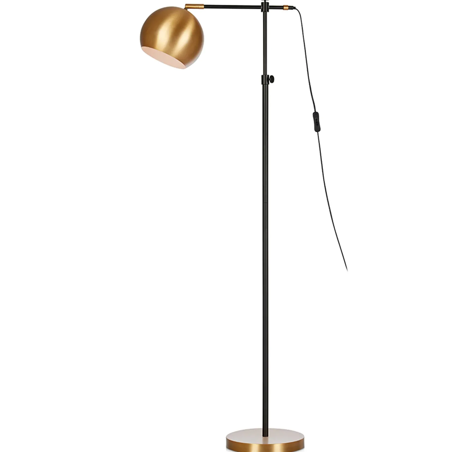 Chester gulvlampe sort/bronse