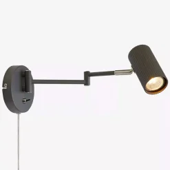 Costilla vegglampe grå