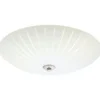 Cut takplafond 43cm hvit/stål