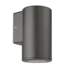 Cylindro K1 utelampe vegg antrasitt