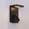 Daisy LED vegglampe sort