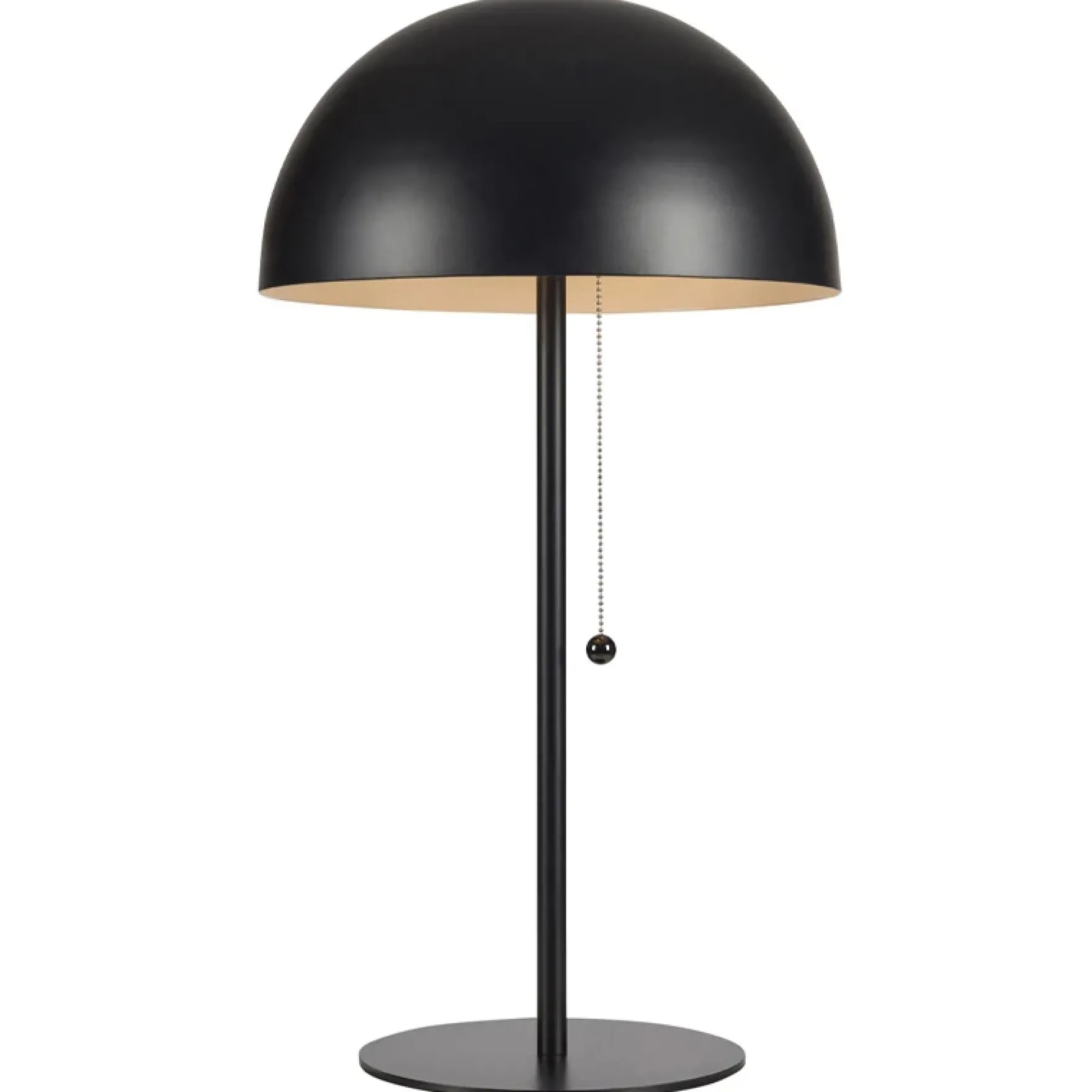 Dome bordlampe sort