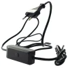 EGANT ledningsdimmer LED 3-60W sort m/ledn+støp