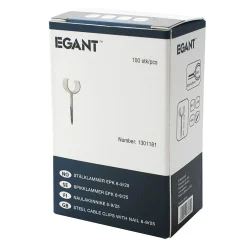 EGANT stålklammer 6-9mm 100pk