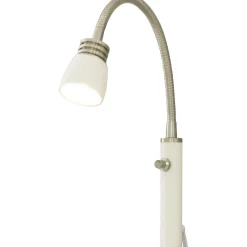 Eketorp LED sengelampe hvit/stål