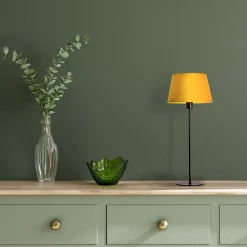Emir bordlampe sort u/skjerm