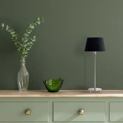 Emir bordlampe stål u/skjerm