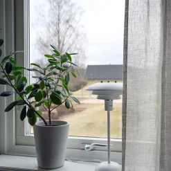 Epsilon bordlampe liten hvit