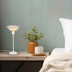 Epsilon bordlampe liten hvit