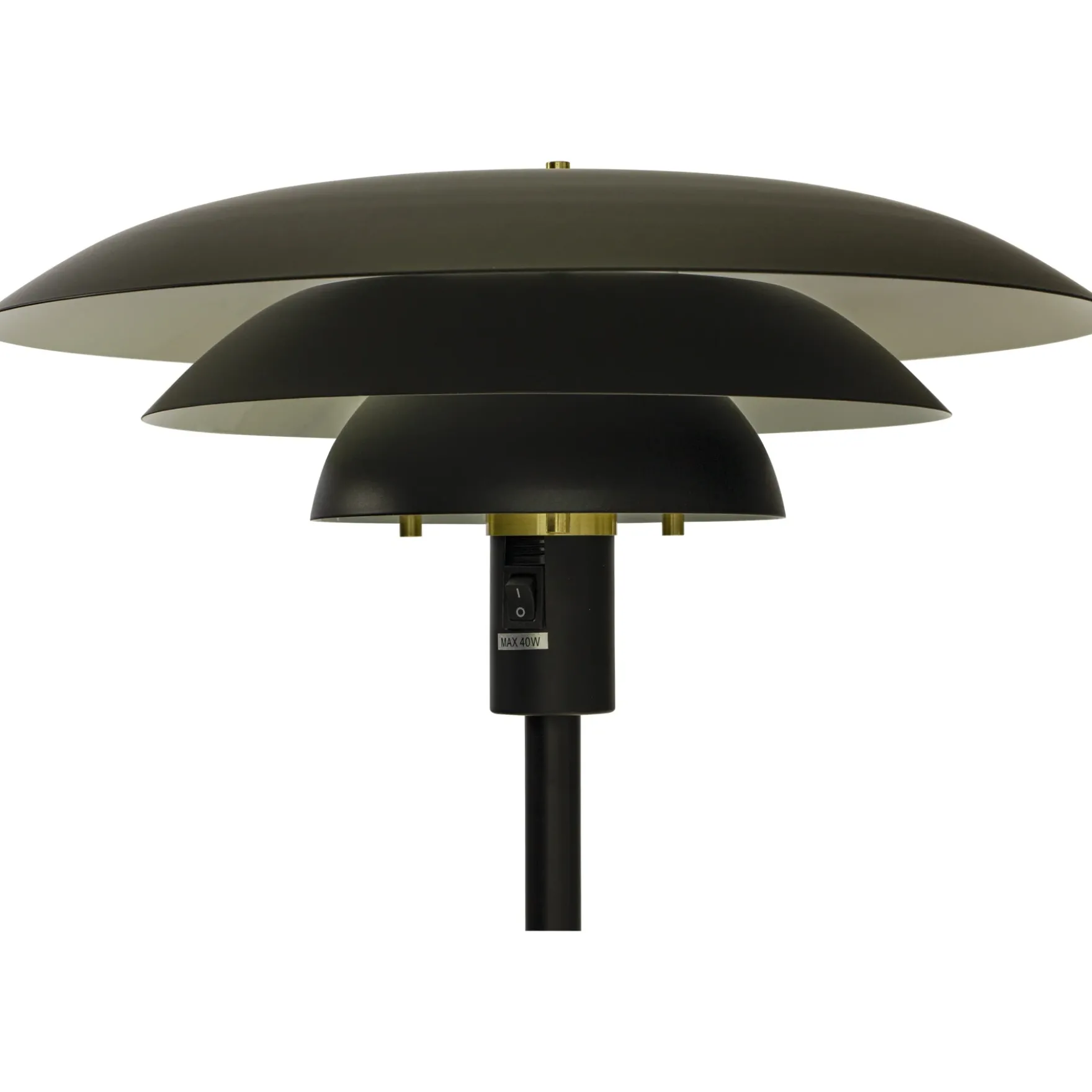Epsilon gulvlampe sort