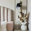 Espresso vegglampe sort/natur