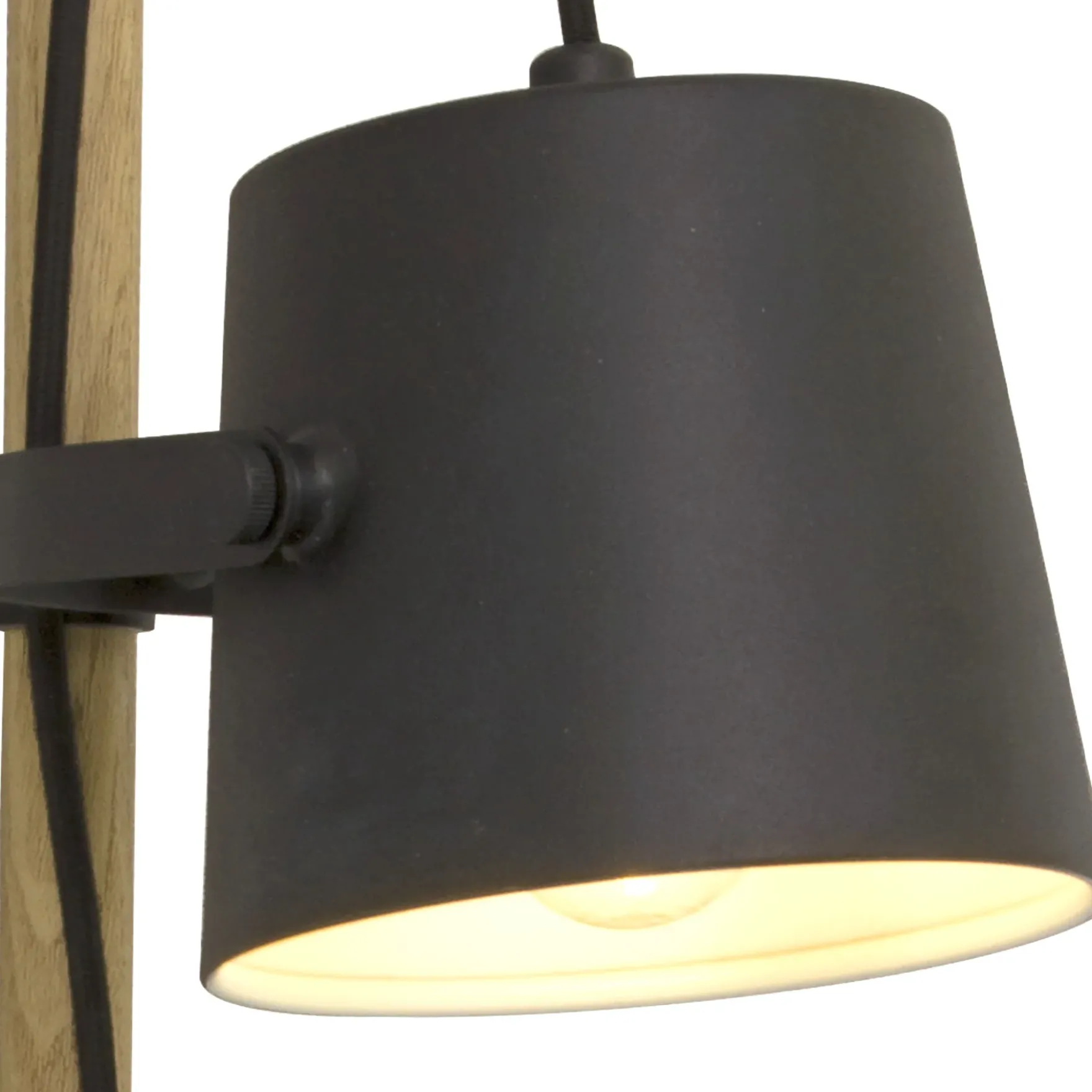 Espresso vegglampe sort/natur
