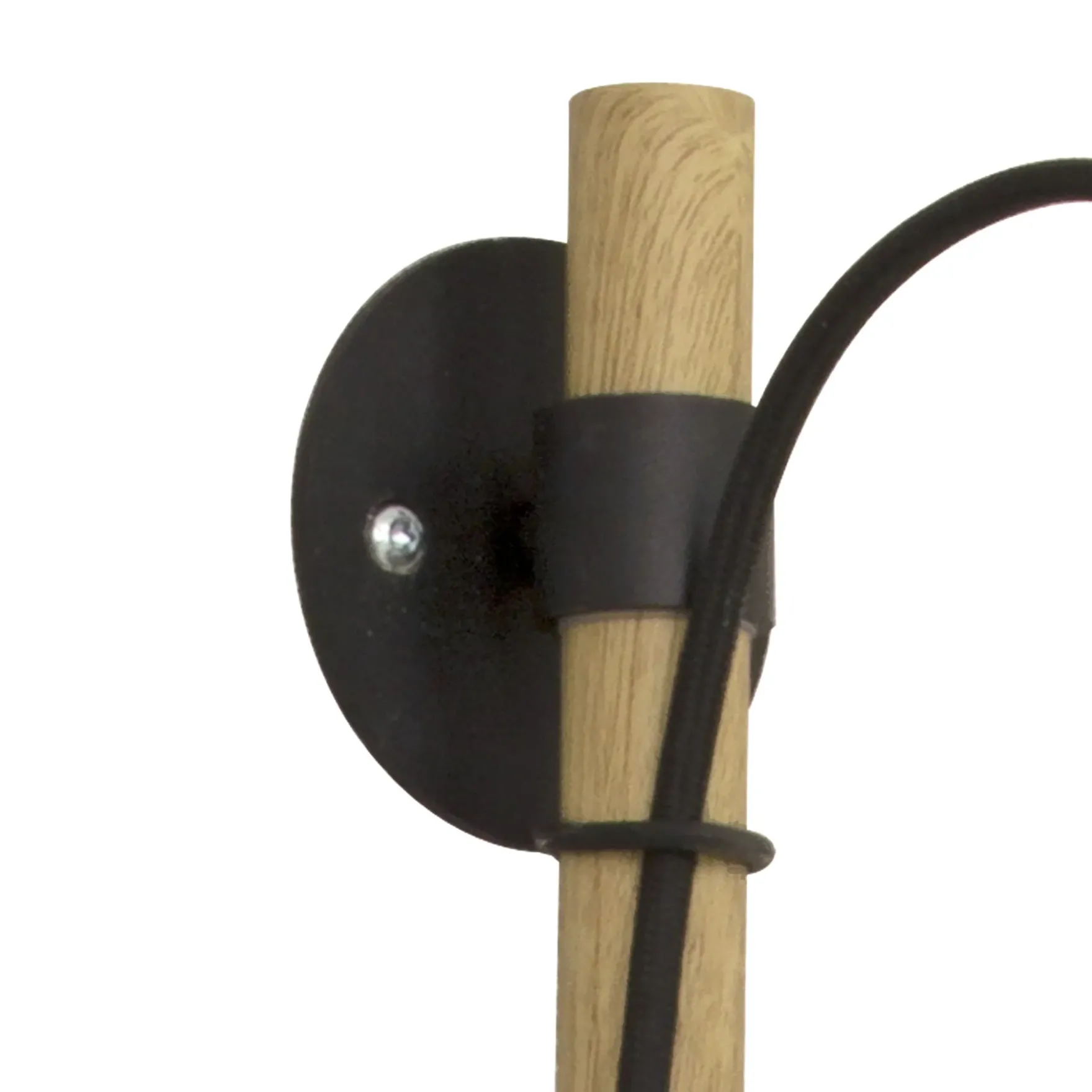 Espresso vegglampe sort/natur