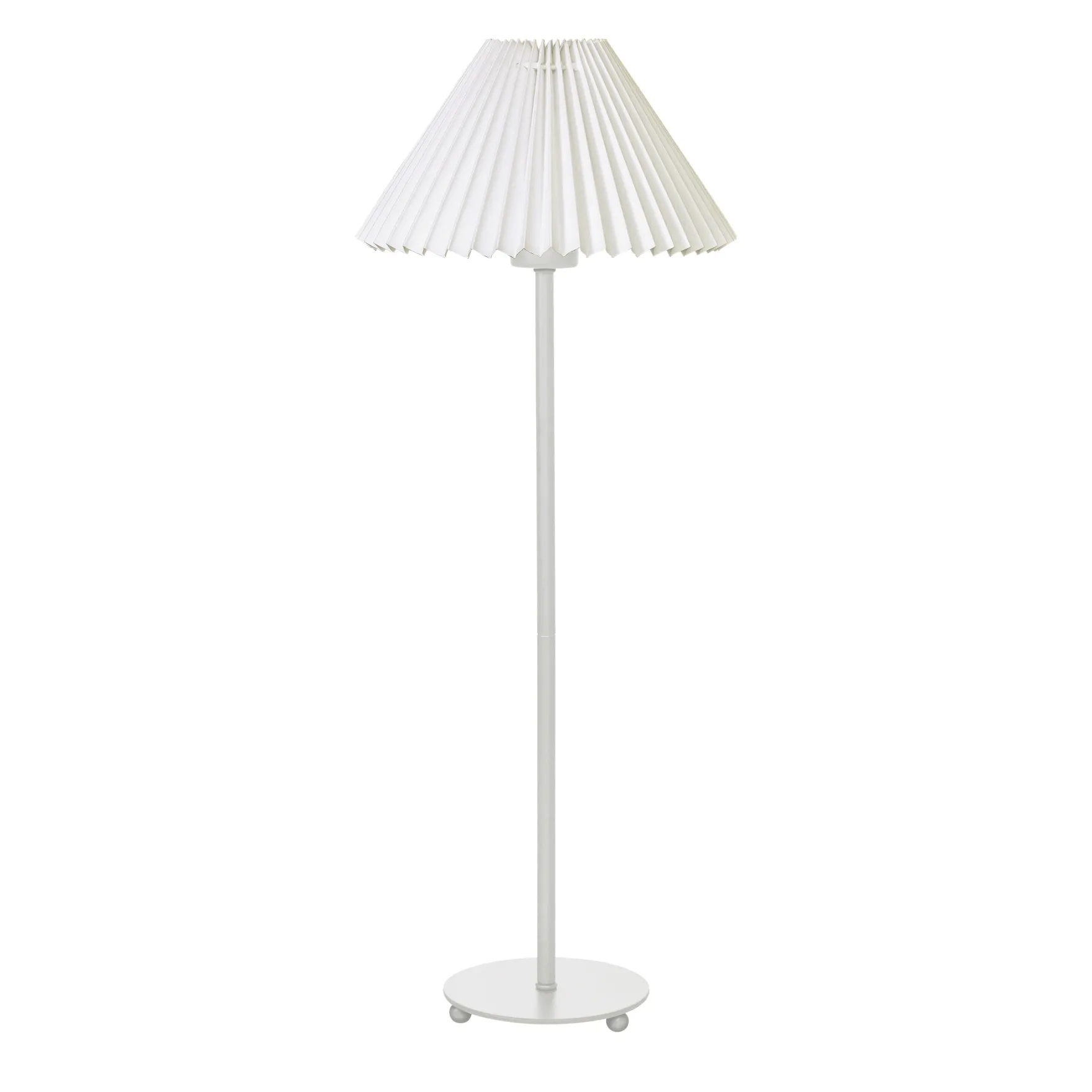 Ester bordlampe hvit m/skjerm