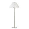 Ester bordlampe krom/hvit m/skjerm