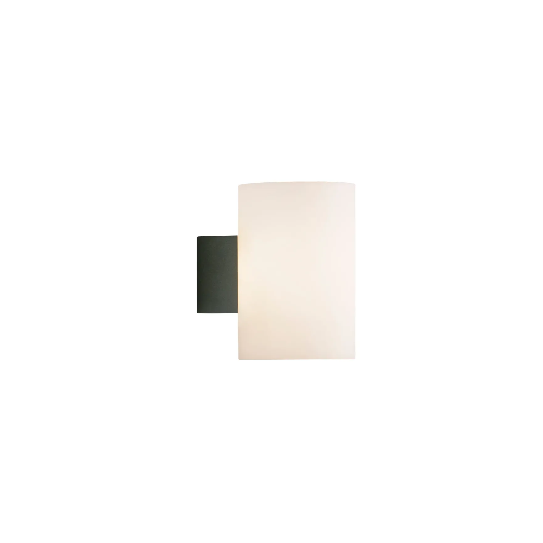 Evoke L vegglampe antrasitt/opal IP44