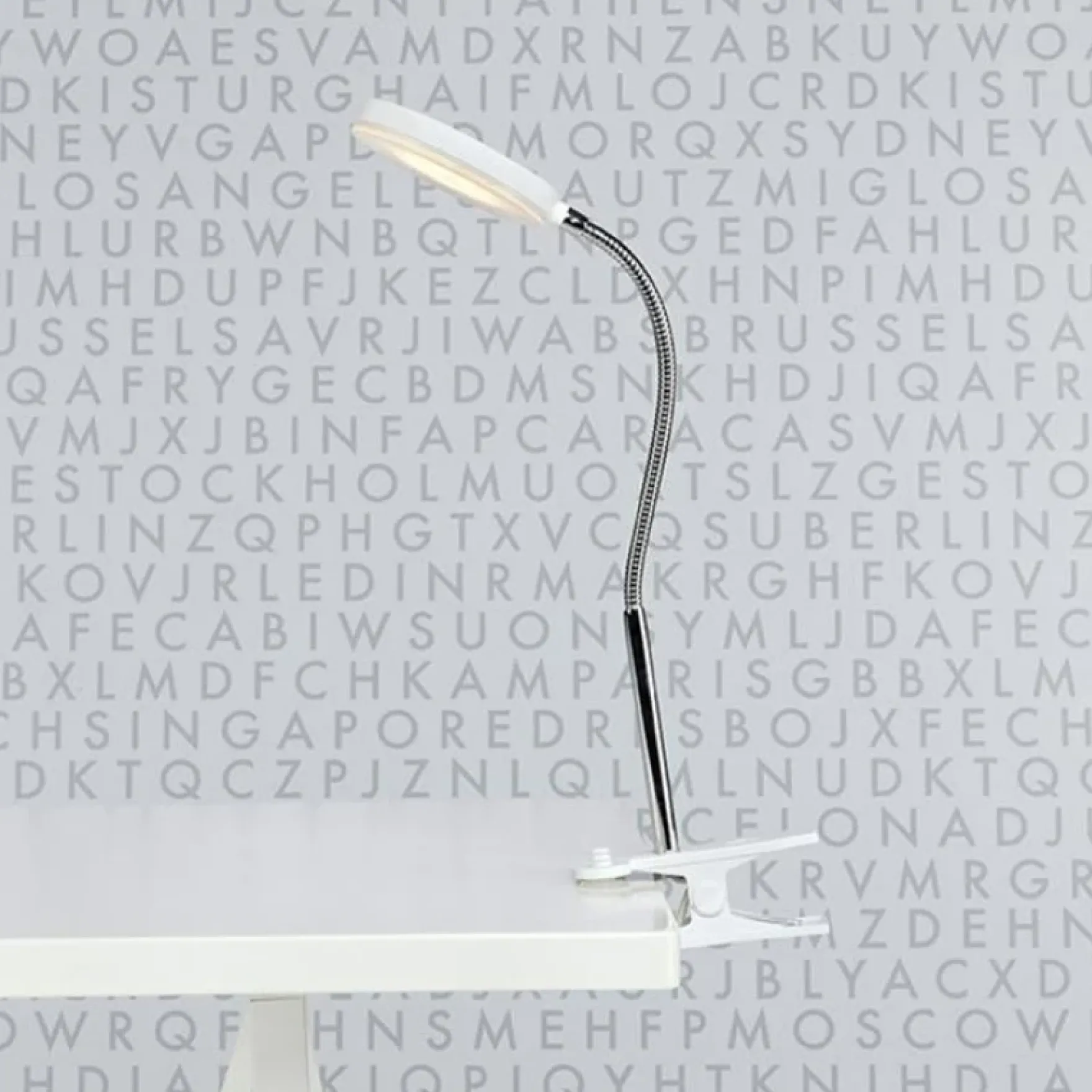 Flex LED klypespot hvit