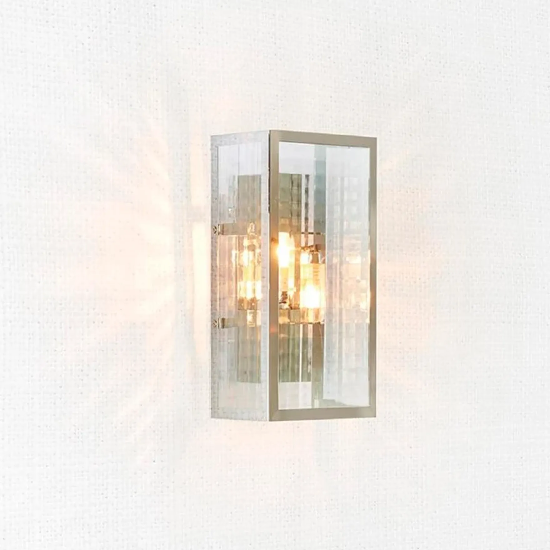 Fulham vegglampe IP44 krom/klar