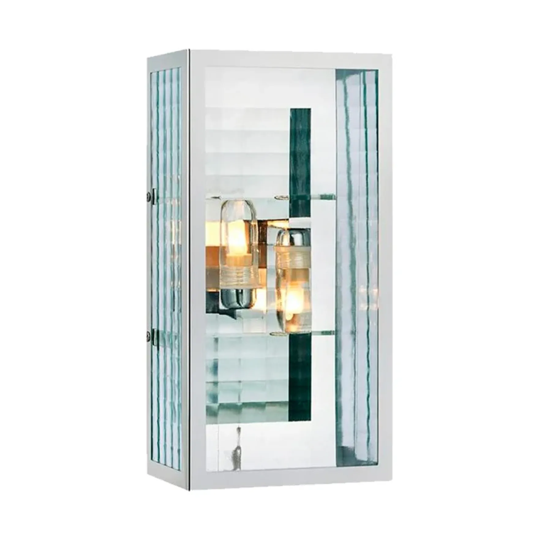Fulham vegglampe IP44 krom/klar