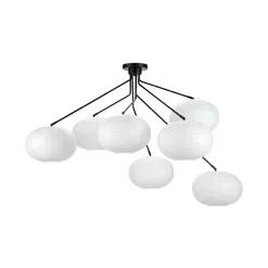 Galaxy taklampe 7x15W E14 sort/hvit