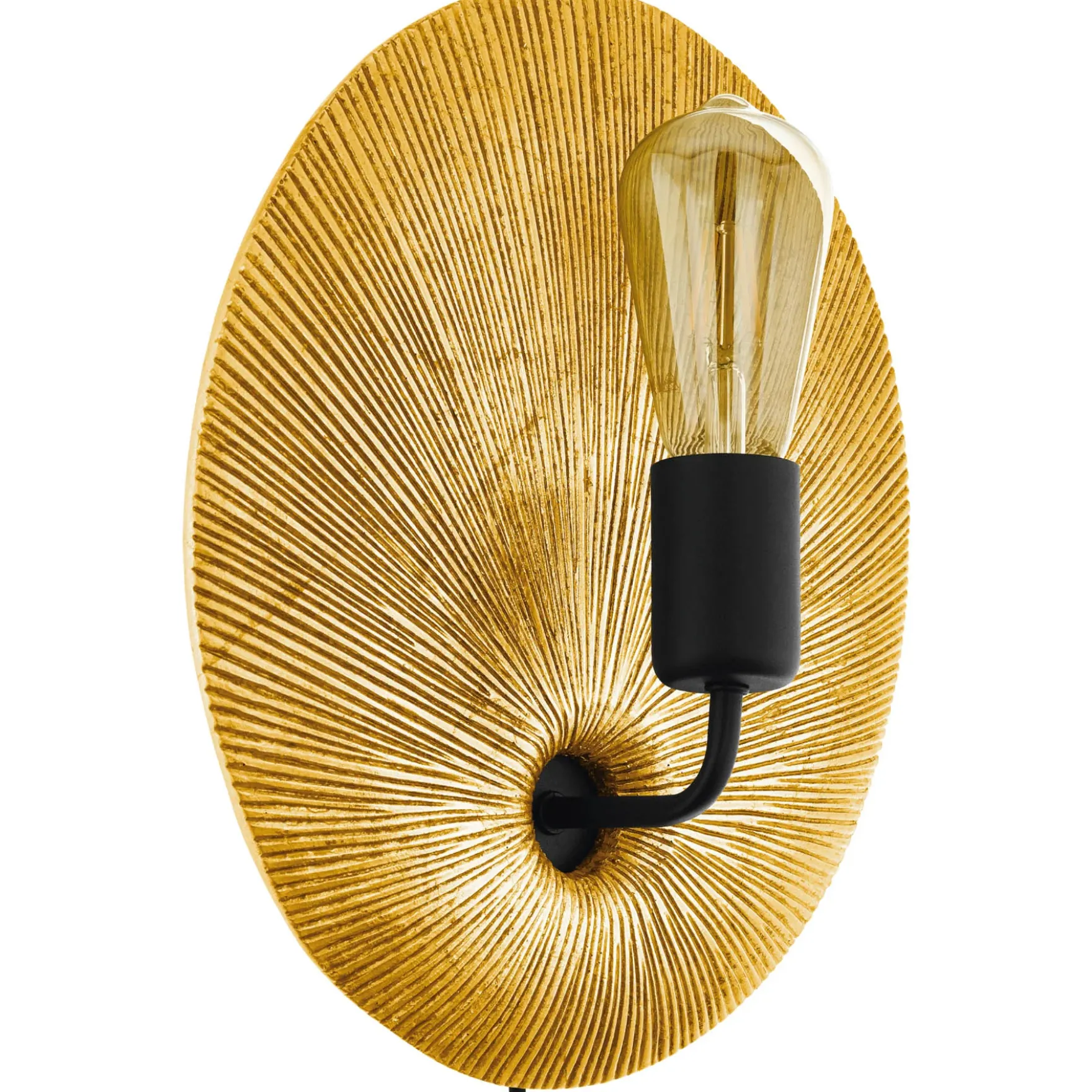 Gascueria vegglampe gull/sort