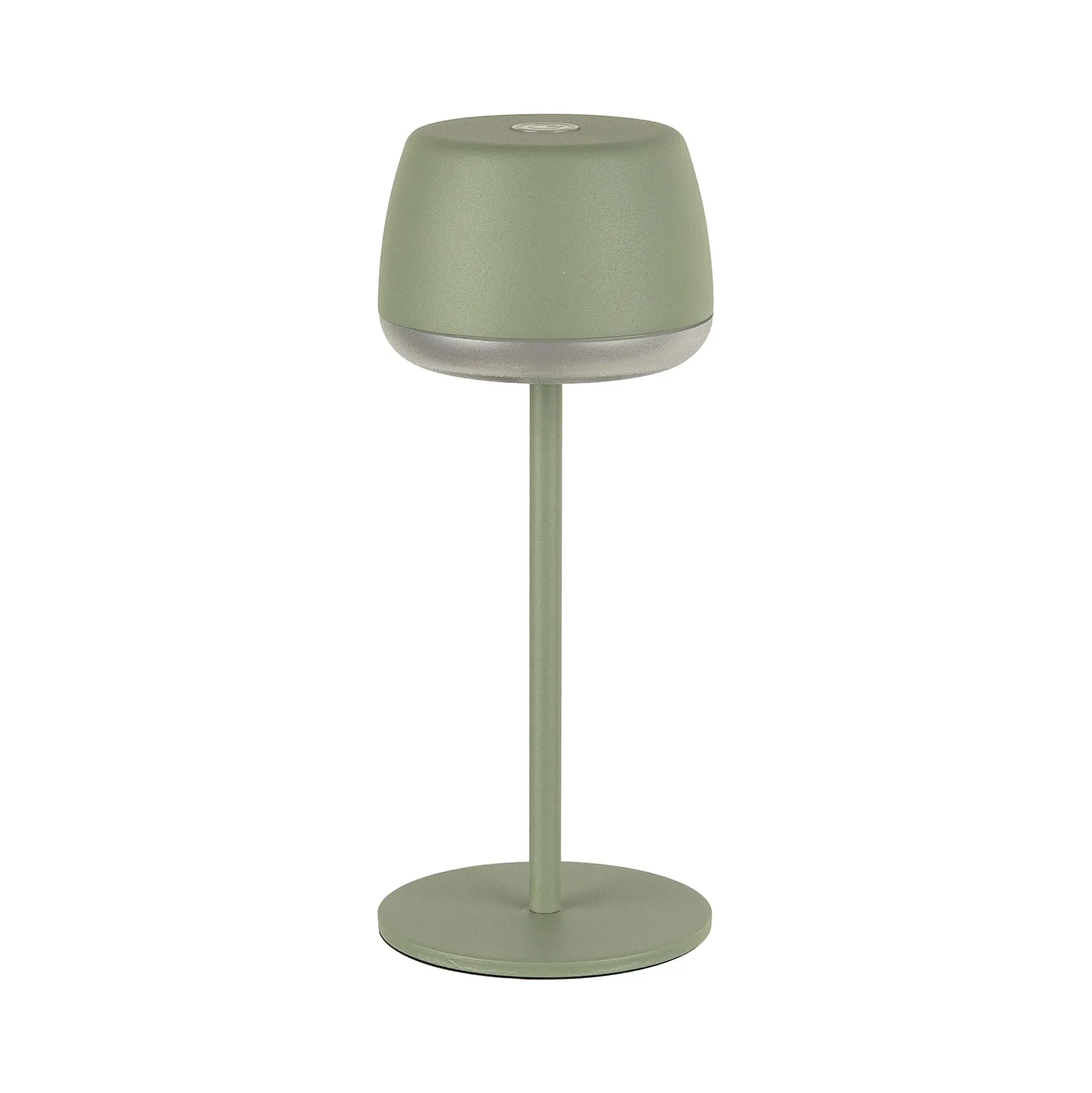 Gløtt bordlampe oppladbar matt grønn