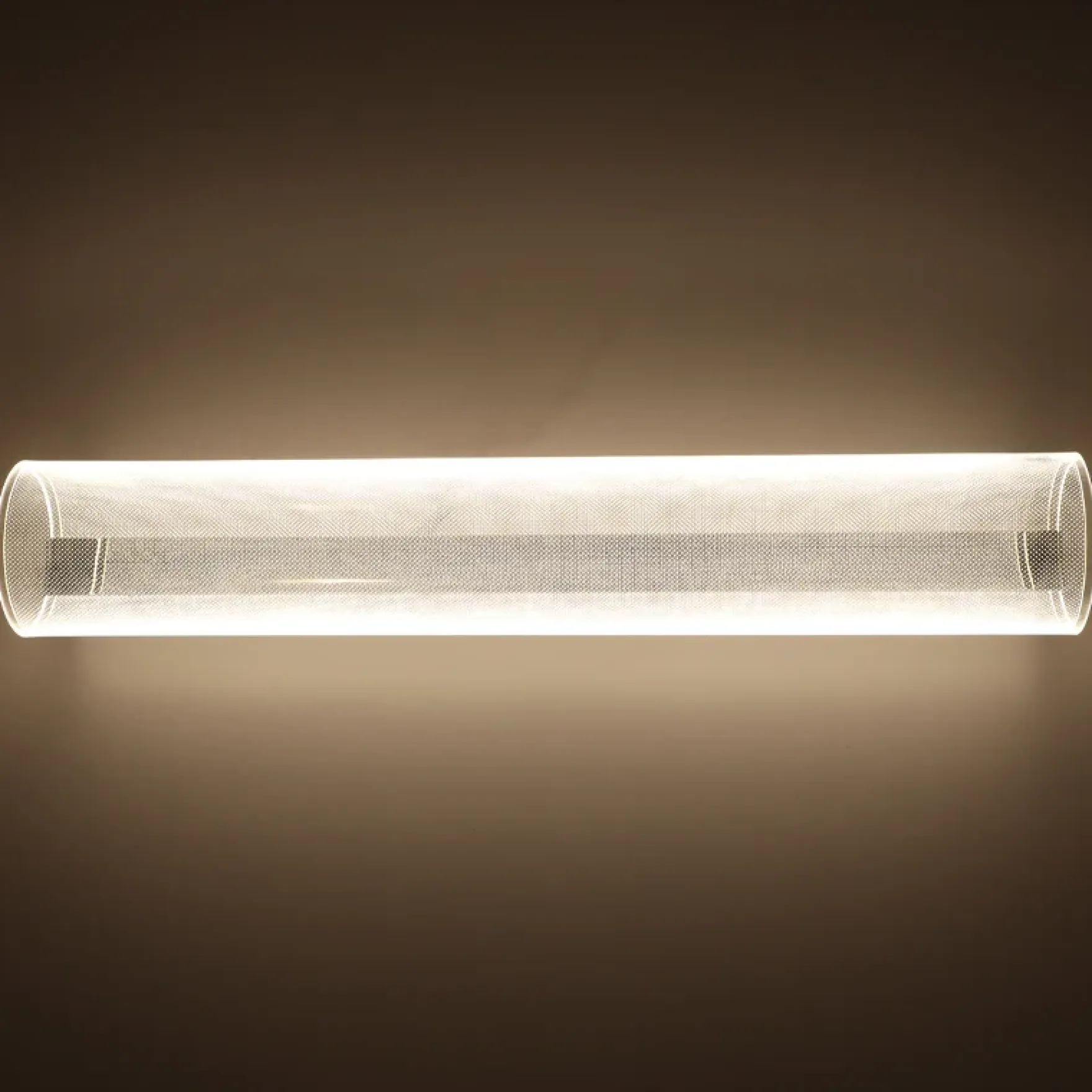 Grasiøs LED baderomslampe krom/klar