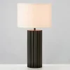 Hashira bordlampe sort/offwhite