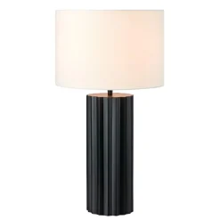 Hashira bordlampe sort/offwhite