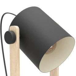 Hornwood gulvlampe sort/natur