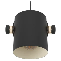 Hornwood vegglampe sort/tre