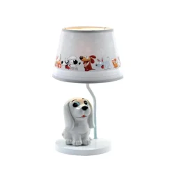 Hund bordlampe multi