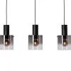 Imperial 3-lys pendel rett sort/sotet