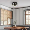 Imperial 3-lys plafond sort/sotet